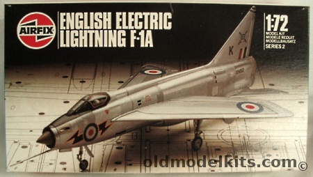 Airfix 1/72 English Electric Lightning F-1A, 02068 plastic model kit